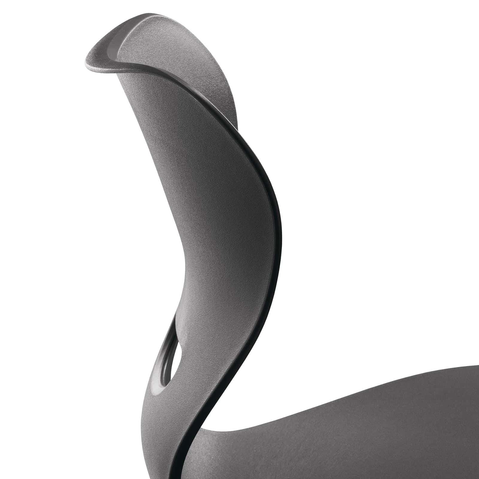 Die ergonomisch optimierte Rückenlehne der 3D-Sitzschale von EinrichtWerk