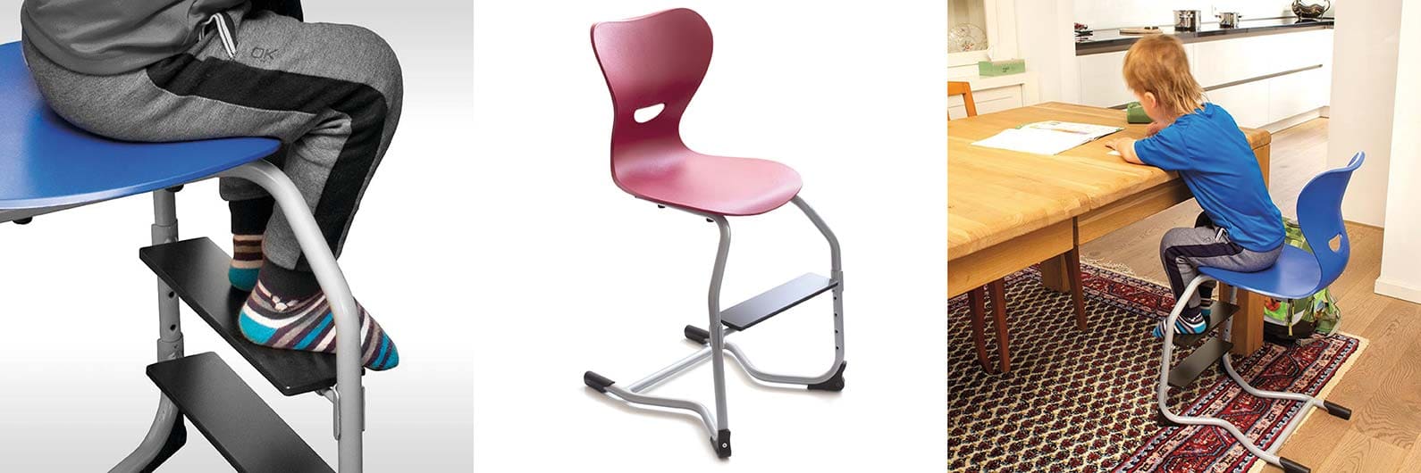 Verstellbarer Stuhl von EinrichtWerk für kleinwüchsige Menschen