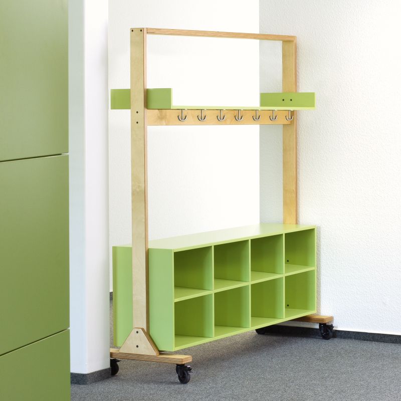 Paperflow Mobile Hygieneschutzwand, Höhe x Breite 1800 x 855 mm